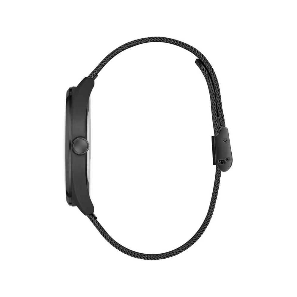 Guess Schwarze Uhr aus Edelstahl